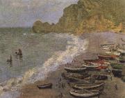 Claude Monet The Beach at Etretat Spain oil painting artist